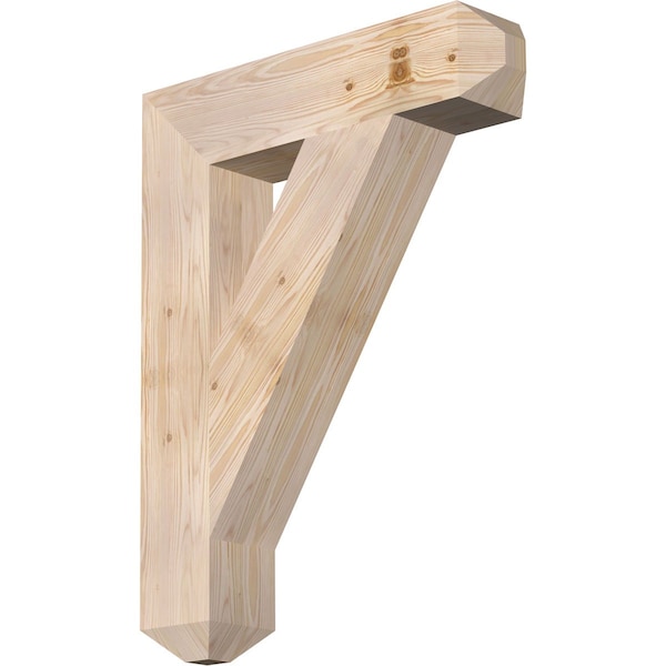 Ekena Millwork Traditional Craftsman Smooth Bracket, Douglas Fir, 5 1/2"W x 26"D x 34"H BKT06X26X34TRA04SDF - main